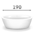  Ванны из камня овальные 190